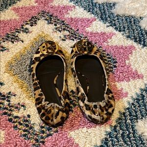 Tory Burch Leopard Print Ballet Flats